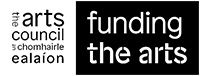 Arts Council Ireland logo in black and white