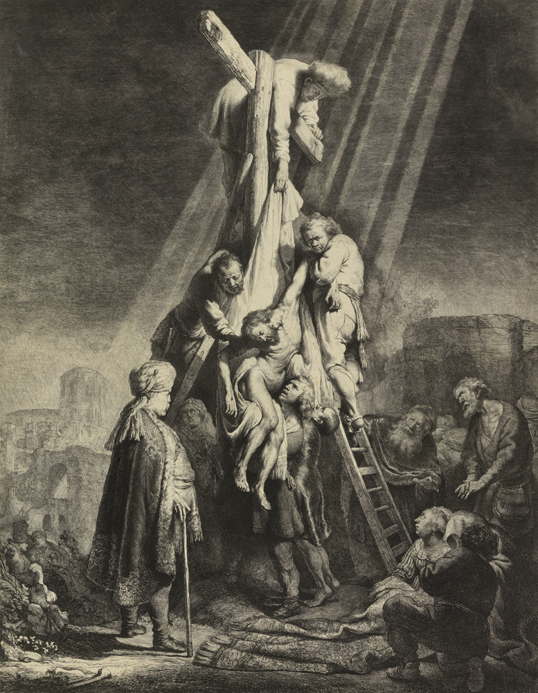 2020 Young Rembrandt Exhibition – Rembrandt and Jan van Vliet, Descent from the Cross, 1633 (second plate) © Fitzwilliam Museum, University of Cambridge