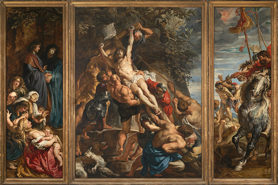 450px rubens  the raising of the cross cathedral our lady antwerp lo res