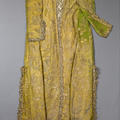 A golden long sleeved gown or robe