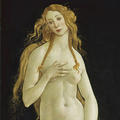 A beautiful painting of Venus with long flowing hair by Sandro Botticelli (1445–1510) and workshop Venus, dated around.1490, painted in tempera on canvas