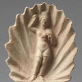 Aphrodite statue encased in a shell 