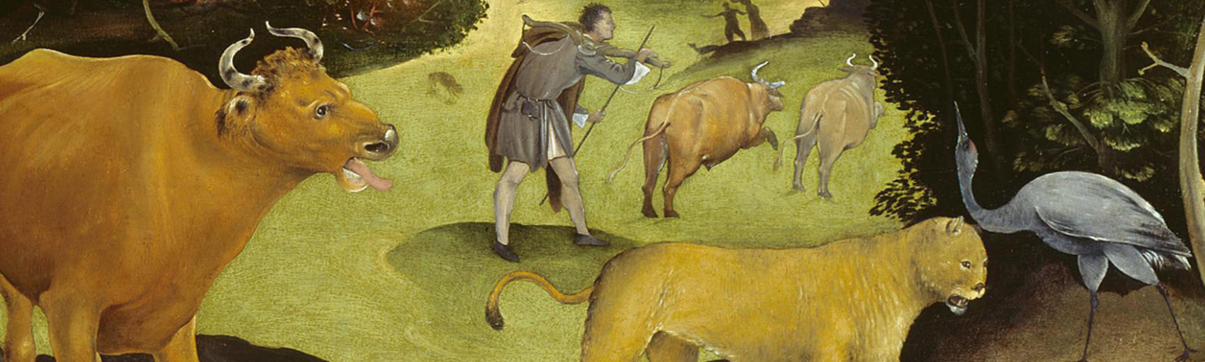 The Forest Fire (detail) by Piero di Cosimo