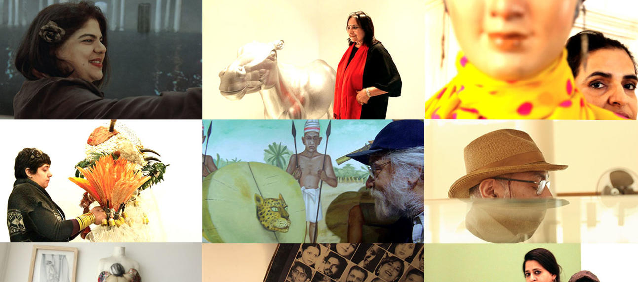 Postcards from home exhibition montage. Photos by Manisha Gera Baswani 