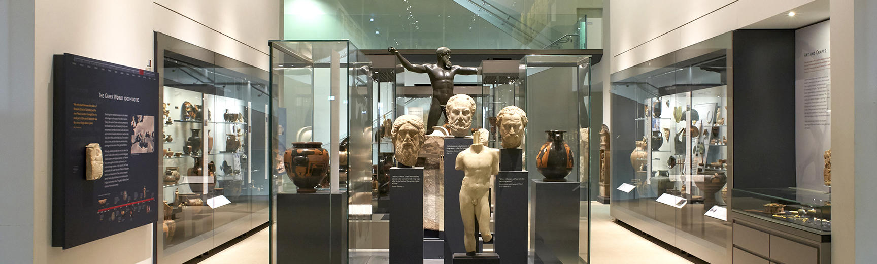 The Greek World Gallery at the Ashmolean Museum