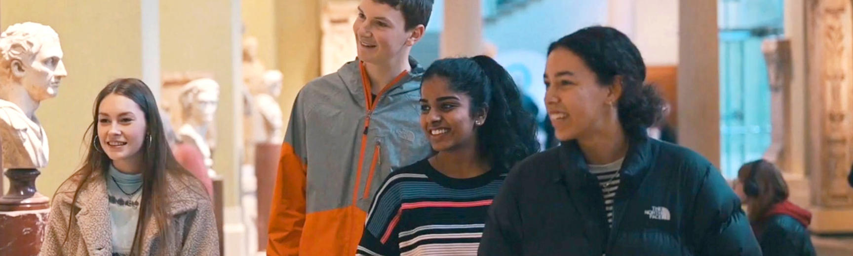 Young People enjoying the museum