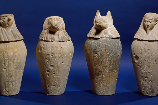 Ancient Egypt Canopic Jars