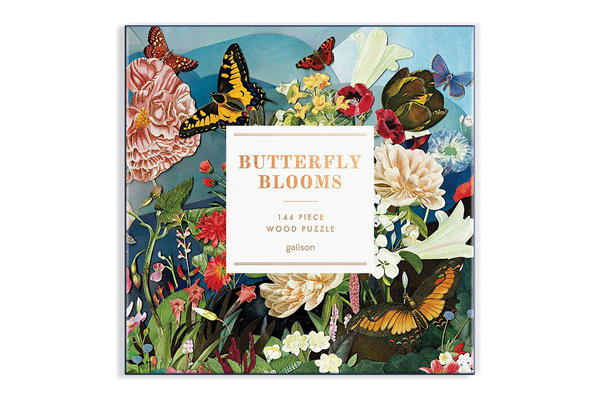 Butterfly blooms 144 piece jigsaw puzzle
