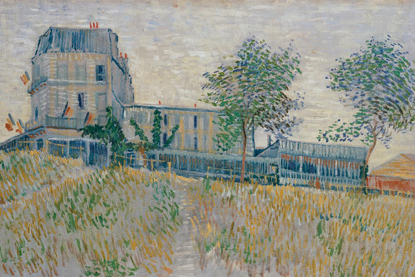 Painting by Vincent van Gogh of the Restaurant de la Sirène