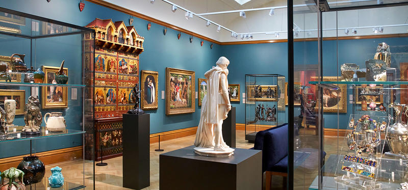 The Pre-Raphaelites Gallery at the Ashmolean Museum