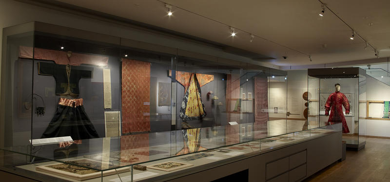 The Textiles Gallery at the Ashmolean Museum