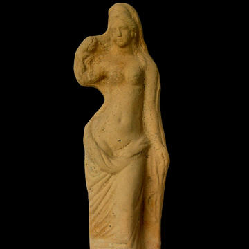 Statuette of Aphrodite, 43–410 CE Gloucestershire in Roman Britain Terracotta. AN1949.182