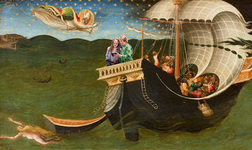 Ashmolean Adventure children on the festive St Nicholas adventure - St Nicholas boat