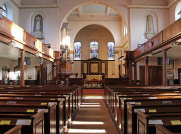 Holy Trinity Church, Clapham; interior looking east