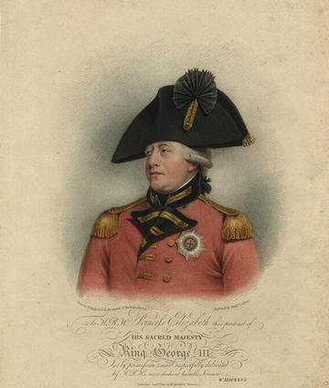 King George III portrait - Images of Authority display