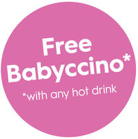 Babychino offer 2025 sticker